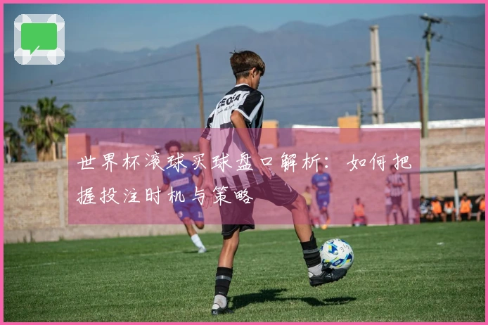 世界杯滚球买球盘口解析：如何把握投注时机与策略